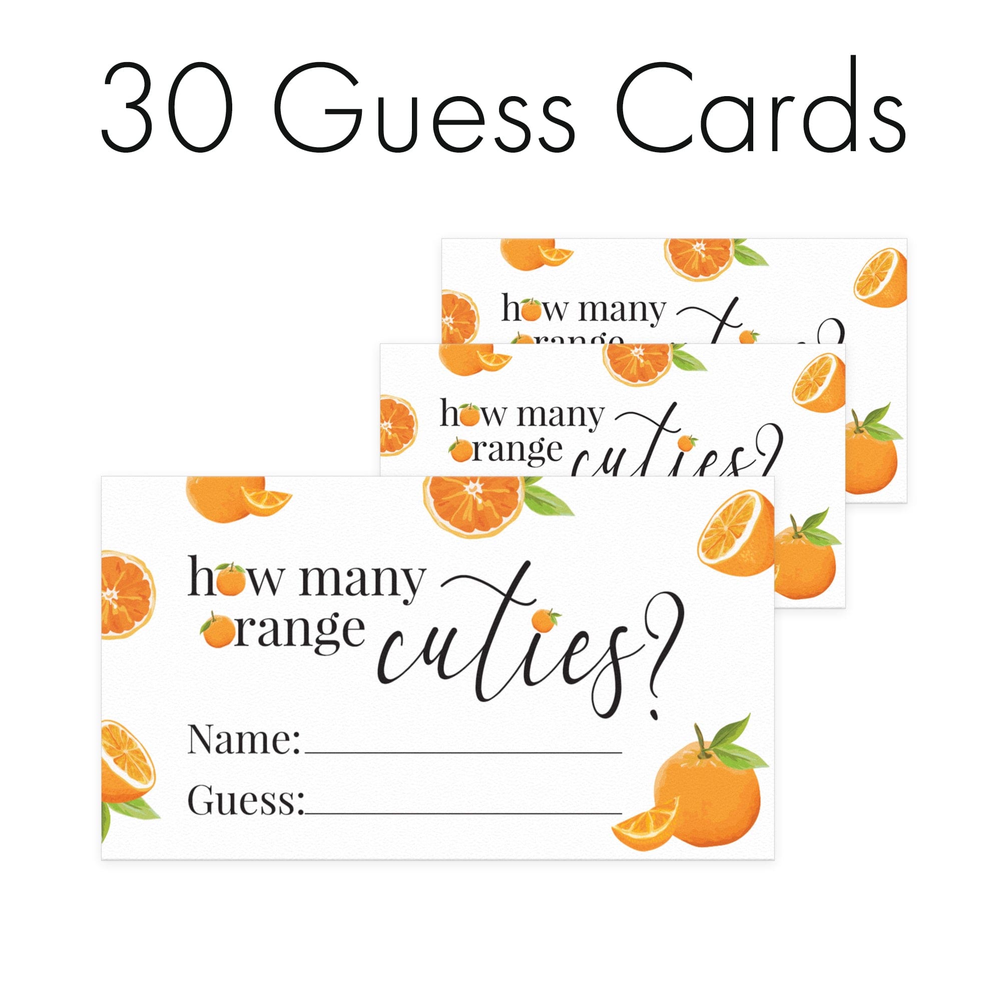 Extra Cards How Many Orange Cuties Do You See? Game